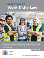 Essentials of Work & the Law (English)