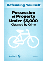 Defending Yourself: Possession of Property Under $5,000 Obtained by Crime (English)