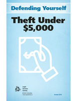 Defending Yourself: Theft Under $5,000 booklet (EN)