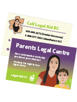 Parents Legal Centre Business Card (EN) (25/pk)