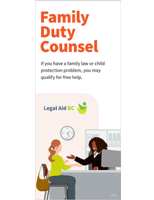 Family Duty Counsel brochure (English)