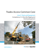 Trades Access Common Core: Line C-3: Describe Rigging and Hoisting Equipment