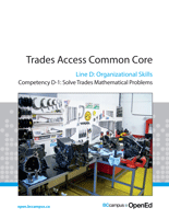 Trades Access Common Core: Line D-1: Solve Trades Mathematical Problems