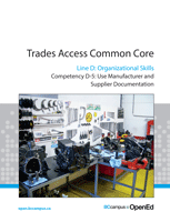 Trades Access Common Core: Line D-5: Use Manufacturer and Supplier Documentation