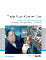 Trades Access Common Core: Line E-3: Explain Wiring Connections