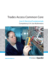 Trades Access Common Core: Line E-4: Use Multimeters